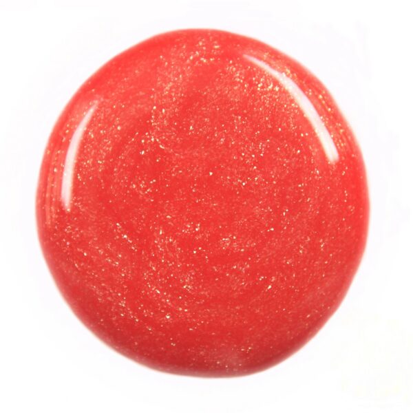 Smears of lipgloss
